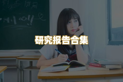 研究报告合集
